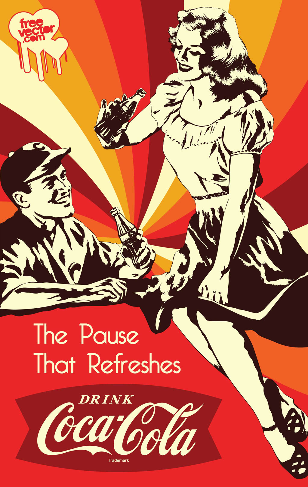 in poster cocacola