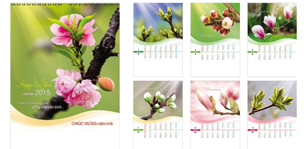 in lịch tết 2015 8