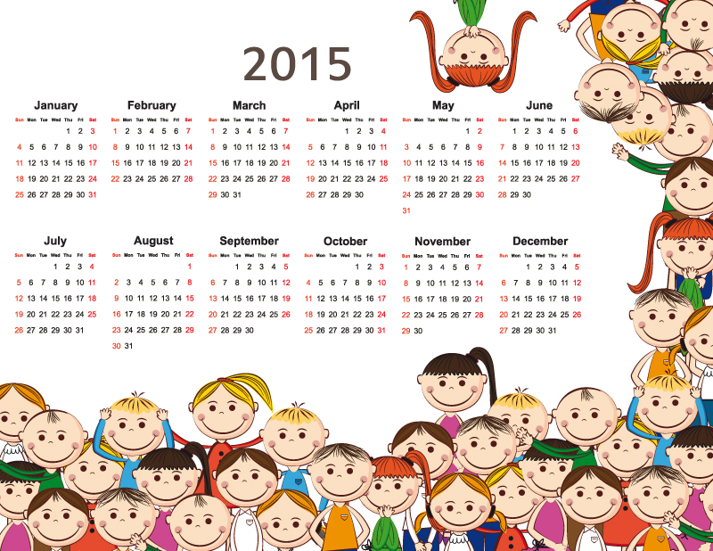 in lịch nam 2015 cho thieu nhi 7