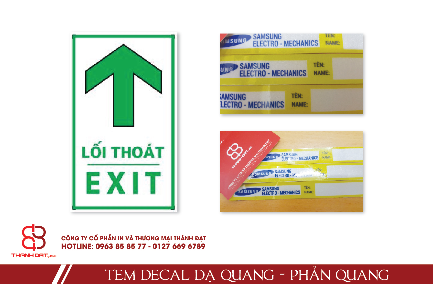 in tem chịu nhiệt