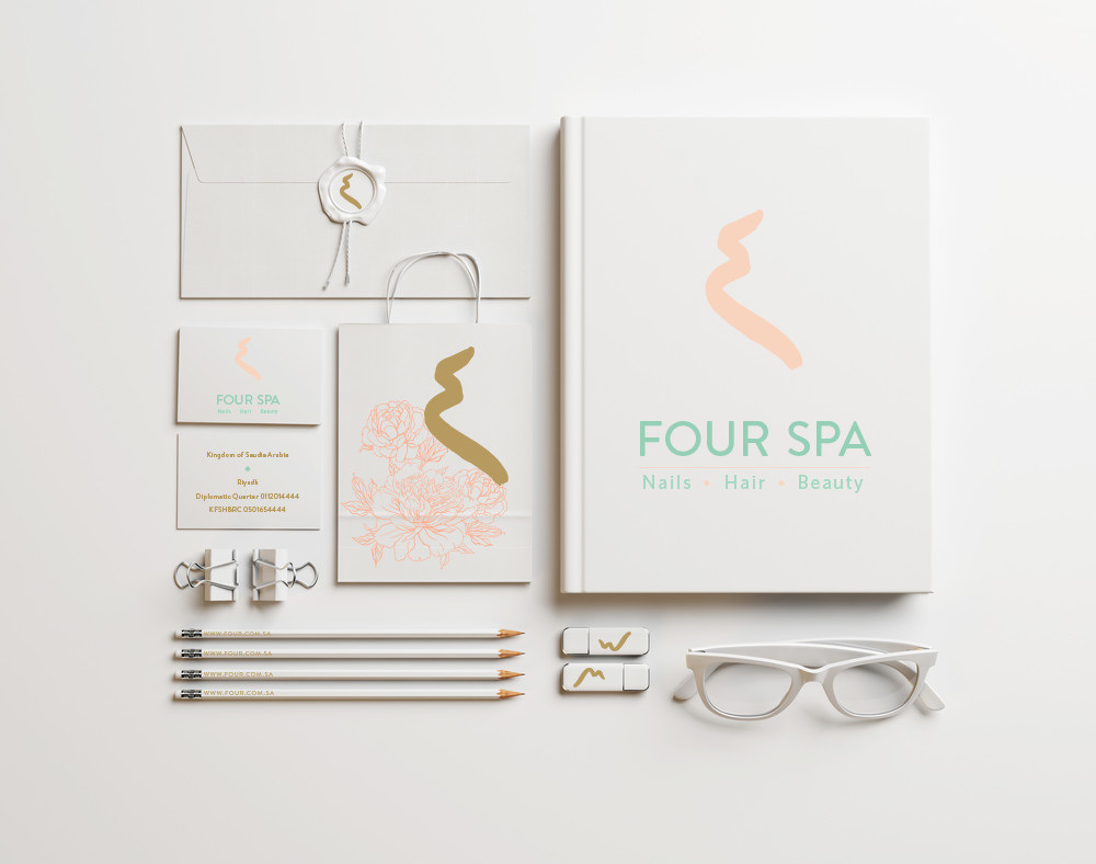 thiết kế và in thương hiệu spa