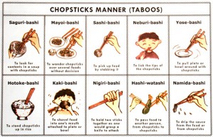 14 nguyên tắc sử dụng đũa cần tránh
