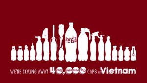 Sáng tạo độc đáo với vỏ và nắp chai cocacola