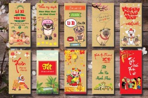Mẫu bao lì xì 2018 đẹp ấn tượng